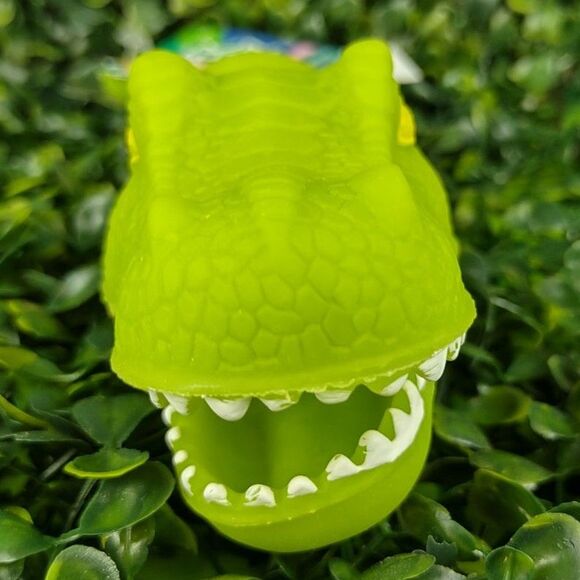 Tyrannosaurus Rex Dinosaur Squishy Toy Figure Squeezable T-Rex Dino Sand Green - Picture 3 of 15